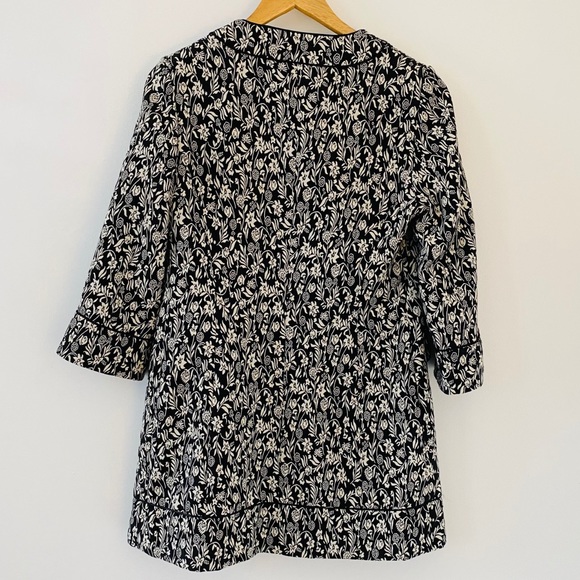 MARIO SERRANI Spring Black & White Coat Blazer - Picture 3 of 13